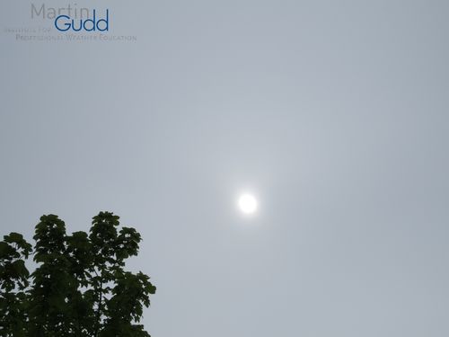 Ein typischer dünner Altostratus