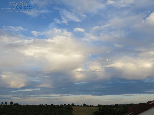 Altocumulus floccus virga (gruppiert)