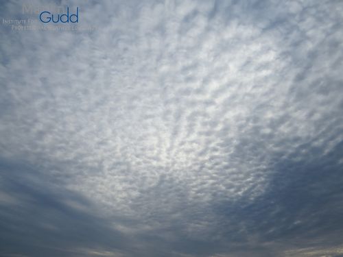 Altocumulus opacus mamma